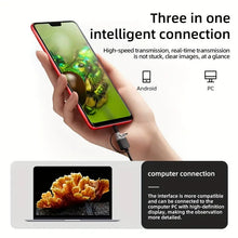 1600X 200W Pixel Digital Microscope Camera 3-in-1 Portable Electronic Microscope For Laptop Insect Skin Plant Observation Industrial Testing Circuit Board Detection Knitwear Testing