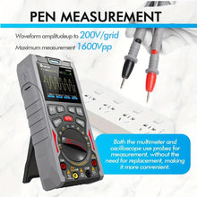 ET928 3In1 Oscilloscope Multimeter Signal Generator 12MHz 50Msps Portable High Storage Capacity Low Power Consumption, Handheld oscilloscope multimeter + signal source