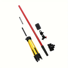 114 to 388mm Level Support Pole Stainless Steel Multifunctional Telescoping Level Support Rod with Adjustable Base 5/8in 1/4in