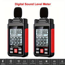 Professional Digital Sound Level Meter HT602A/B - ABS Material, Battery Powered Noise Decibel Monitoring with Backlight, Auto Power Off, 30-130dBA Range, Precision ±1dB - No Assembly Required