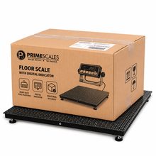 Prime Scales 24"x24" Floor Scale 1000 lb x 0.02 lb w/ PS-IN202 Indicator