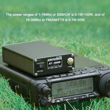 TOMSHOO ANTUNER Omnipotent 1.8MHz-30MHz 100W Antenna Tuner Built-in Standing Wavemeter Power Meter For HF Radio USDX G1M FT-818 817 IC-705