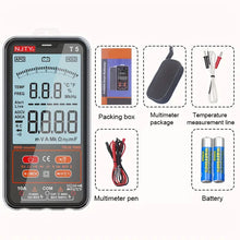 Smart Digital Multimeter: 6000 Counts TRMS for Voltage, Current, Resistance, Continuity, Duty-Cycle, Capacitance, Temperature & Frequency Measurement