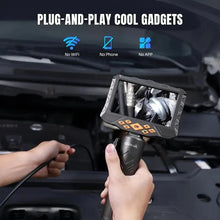 OIIWAK 8MM Dual Lens Industrial Endoscope 1080P HD Borescope Inspection Camera