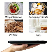 Food Scale, 10kg/22lb Digital Kitchen Scale Weight Grams And Ounces For Baking Cooking Coffee Package Postage, 6 Units With Tare Function, LCD Display, Easy Clean Stainless Steel