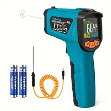 Tilswall Infrared Thermometer (Not For Humans) -50°C To 800°C Tilswall IR Digital Laser Temperature Meter With Thermometer Cooking LCD Display, Alarm For High/Low Temperature Cooking Barbecue