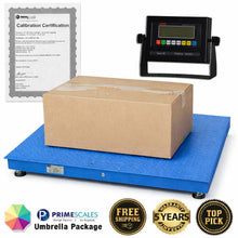 Heavy Duty 48"x48" Floor Scale 5000 lb x 1 lb Legal for Trade NTEP
