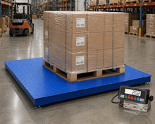 60"x60" Floor Scale 10000 lb x 1 lb Pallet Scale 5x5 with Ramp & Indicator