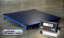 10,000 lbs  40" x 40" Platform Pallet Floor Scale with PS-IN202 Indicator