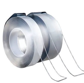 NEW InvisiTape Multi-Functional Reusable Double-Sided Tape, Instantly Locks Anything into Place Without Screws, Anchors or Adhesive! As Seen on TV (150 Meter Roll)