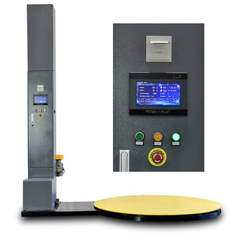 WM-K120  Stretch Wrap / Pallet Wrapper / Wrapping Machine with Built-in Weight and Height Measurements and Label Printer