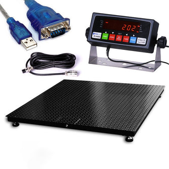 10000 lbs x 1 lb 5' x 5'  (60" x 60") Pallet Floor scale with Indicator Free Shipping