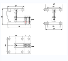 BizAutom BA-LCM-SB4 Silo Tank Scale Mount Assembly Kit (4-Module Set)