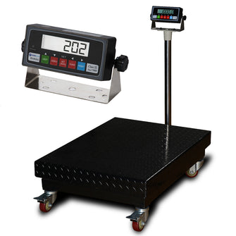 PS-B1000 22" x 32" 1000x0.1lb Bench Scale with Casters