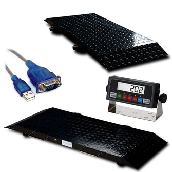 PS-2KAS 50" x 20" x 4"  2000lbs x 0.2lb Veterinary /  Animal /  Livestock scale