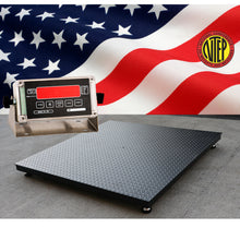 USA Made 36" x 36" Floor Scale – 5,000 lb NTEP Certified Legal for Trade Industrial Platform Scale