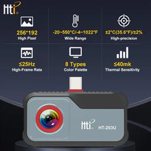 Thermal Imager Camera For Mobile Phone 256x192 IR Resolution Theral Imager Smart Phone Thermal Imaging Camera Modular For Android -20-550 Centigrade