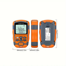Handheld Optical Power Meter Multifunctional Optical Fiber Cable Tester with LED Light 30MW