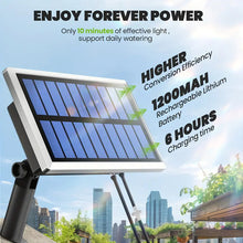 RAINTPOINT Solar Automatic Drip Irrigation Kit System, Solar Garden Watering System With 100% Anti-Siphoning Device, Easy DIY Plant Watering Controller With 6 Timing Modes For 10-15 Potted Plants (Withe-BSV-IC012)