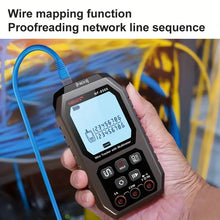 NOYAFA NF8509 TDR Network Cable Tester With Multimeter Tester, RJ45/RJ45 Network Cable Tester, RJ11/CAT5/CAT6-NCV Anti-burning AC And DC Voltmeter, POE Network