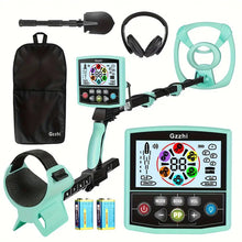 Color Screen Metal Detector, Higher Accuracy Adjustable Waterproof Metal Detectors with Pinpoint & Disc, 11" Inch Search Great for Detecting Gold, Coin, Treasure Hunting (Pseudo Color Screen)