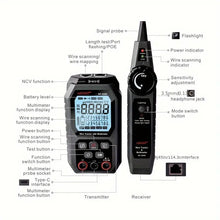 NOYAFA NF8509 TDR Network Cable Tester With Multimeter Tester, RJ45/RJ45 Network Cable Tester, RJ11/CAT5/CAT6-NCV Anti-burning AC And DC Voltmeter, POE Network