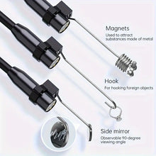 Endoscope Camera with Light - Inspection Borescope Camera with 4.3" IPS Screen, 1920P HD Snake Camera with 8 LED Lights, 16.4FT Semi-Rigid Cord Bore Scope, IP67 Waterproof Endoscope for Sewer
