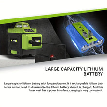 L FINE 16 Line 4D 360° Rotary Green Level Self Leveling Measure Tool New