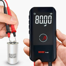 BSIDE A10 New Digital Multimeter, USB Rechargeable Smart Electrician Tester, T-RMS Autoranging DC AC Voltage Capacitance Ohm Diode Duty Cycle Hertz NCV Professional Multifunction Tester