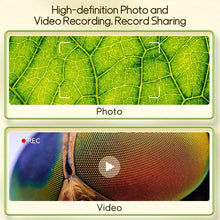 Microscope for Kids, Digital Microscope with 2'' Inch Screen for Boys&Girls Birthday Gifts- 200x Zoom Mini Microscope Camera Science Kits for Kids, Ashfly Kit Toys for Age 3-5-8