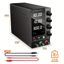 DC Power Supply Variable, 30V 10A Adjustable Switching Regulated DC Bench Power Supply with Output Switch High Precision 4-Digit LED Display, Benchtop Lab Power Supplies with 5V/2A USB Port