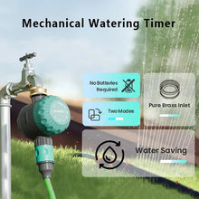 RAINPOINT 2-Pack Mechanical Sprinkler Timer With Brass Swivel, Water Timer For Garden Hose, Hose Timer For Watering 1 Outlet, No Batteries Required (MT101)