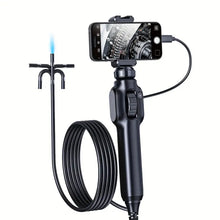 Two-Way 360° Articulating Borescope, 1080P Inspection Camera, 7.9mm Lens, 8 LED Light, Endoscope Compatible With Android/iOS Phone (1M/3.28FT)