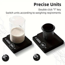 Mini Coffee Scale With Auto Timing, Rechargeable Espresso Scale With Timer, 2kg/0.1g High Precision Scale For Kitchen Home Baking