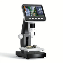 4.3 Inch 1000X Digital Microscope, Coin Magnifier, 8 LED Real Shot Rendering Computer Microscope Electron Biological Microscope