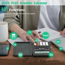 Solar Science Calculator Upgrade 991ES with LCD Notepad 417 Function, Professional Portable Foldable, Suitable for Student Learning, Office Supplies, Store Accounting, and Home Use