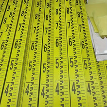 Heavy-Duty 196.85inch Stainless Steel Telescopic Tower Ruler - Durable, Extendable Measuring Tool With Digital Display, Yellow