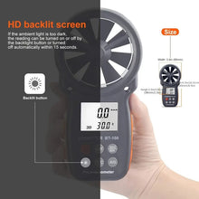 BTMETER BT-100 Handheld Anemometer, Digital Wind Speed CFM Meter Gauge Air Flow Velocity Tester For HVAC Shooting Drone, Wind Chill, Wind Temperature