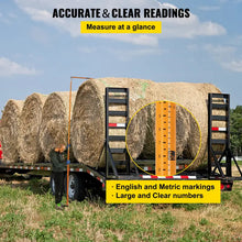 VEVOR Load Height Measuring Stick, 20' Sturdy Fiberglass Truck Height Stick with Adjustable Pole, Non-conductive Truck Height Measuring Stick with Carrying Bag, Height Stick for Trucks, Car Haulers