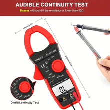 BTMETER AC/DC 1000A Clamp Multimeter, 4000 Counts Digital Clamp-on Meter With Data Logging Measure Amp Volt Ohm Capacitance Frequency Temperature Continuity, Electrical Tester 570T-APP