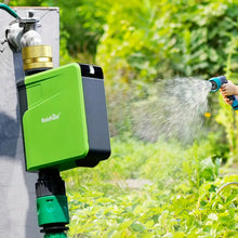 RainPoint Smart Watering Wireless Hose Timer, App Control Water Timer For Garden Hose With Lrrigation & Interval Mode, Up To 6 Watering Plans One Zone Garden Irrigation Timer (HTV107B)