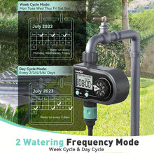 RAINPOINT Sprinkler Timer, Hose Timer with 3 Individual Programs, Water Timer for Garden Hose Faucet, Programmable Automatic/Manual Irrigation System, for Specific Days or Daily Outdoor Lawn Watering
