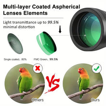 180x100 Powerful Binoculars Day/Low Optics Hunting Outdoor Camping With Case