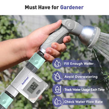 RAINPOINT WiFi Water Flow Meter with Wireless Gateway, Smart Water Meter for Garden Hose, Flow Meter GPM Water Usage RV Pool Filling, Outdoor Irrigation Watering, Fits for Any Hoses, Faucets, Nozzles