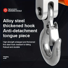 Heavy Duty Portable Crane Scale - Accurate Digital Hanging Scale with LCD Backlight & Industrial Hook for Easy Weighing and Lifting