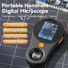 500X Magnification Portable Handheld Digital Microscope Super Macro Lens For Maintenance/Welding/Scientific Research/Testing