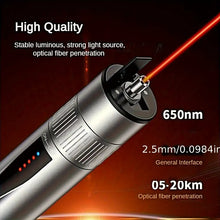 Fiber Network Cable Tester, Visual Fault Locator Fiber Optic, 20km VFL Fiber Optic, Fiber Tester Kit, Fiber Optic Lights, Fiber Light Tester, Li-Battery Fiber Optic Tester SC FC ST Fiber Optic Tester, Fiber Optic Tools