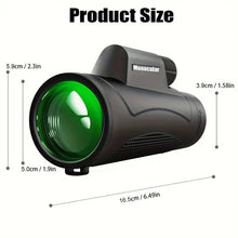80x100 HD Monocular Telescope High Powered for Adults with BAK4 Prism & FMC Lens, Lightweight with Smartphone Adapter - For Bird Watching, Hiking, Traveling, Concert