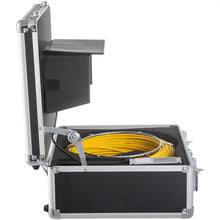 VEVOR Sewer Camera with Locator, 165ft Cable, Drain Camera w/ 512Hz Sonde Transmitter & Receiver, IP68 Waterproof Sewer Video Inspection Equipment w/ 16 GB SD Card, 1200TVL 7" LCD Monitor, LED Lights