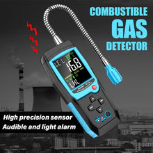 Aicevoos Digital Combustible Gas Leak Detector Flammable Gas Methane Natural Gas Tester Sound Light Alarm Meter Leak Location Determine